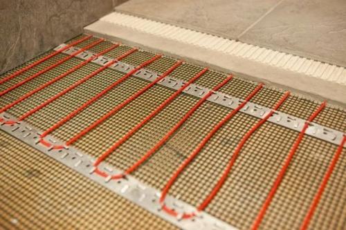 Схема укладки электрического теплого пола на бетон под плитку. Электрический теплый пол для укладки под плитку
