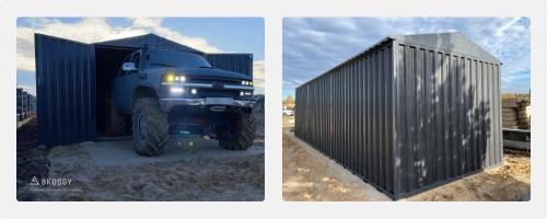 Металлические распашные ворота для гаража: надежность и долговечность 03 Металлические распашные ворота для гаража: надежность и долговечность 03