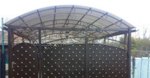 Можно ли заказать металлические распашные ворота с индивидуальным дизайном. Дизайн ворот в Москве