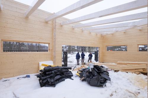 Дом из клееного бруса через 20 лет. 5 лет эксплуатации дома из клееного бруса