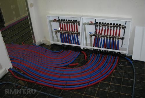 Монтаж теплого водяного пола своими руками. Как подключить теплый пол к системе отопления 02