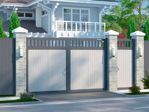 Пошаговая инструкция: как построить распашные ворота своими руками 01