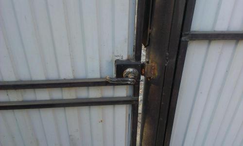 Экономим вместе: распашные ворота своими руками 12