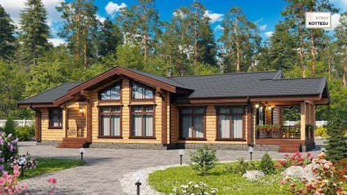 Дома из клееного бруса. Как составить проект дома из клееного бруса: фото и чертежи зданий 07