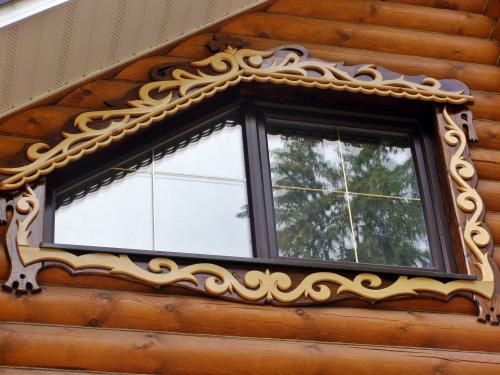 Шаблоны резных наличников на окна. Детали наличников 03
