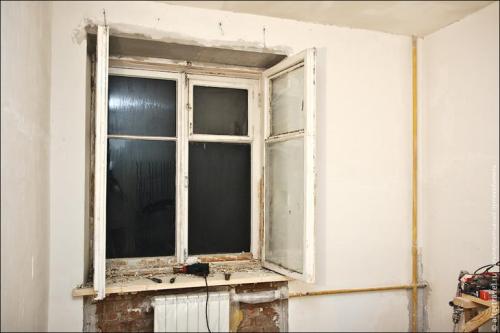 Ремонт советских деревянных окон. Пошаговый процесс реставрации деревянных «сталинских» окон.