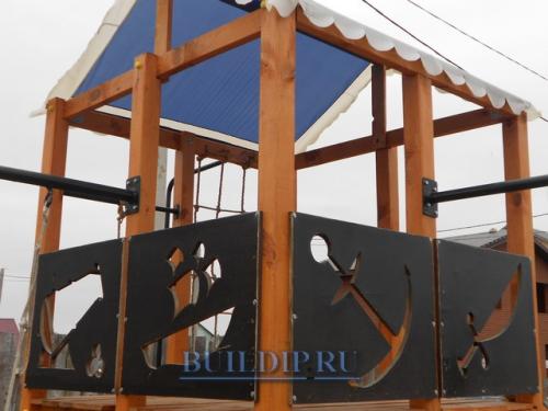 Чертежи детских площадок из дерева своими руками. Подготовка древесины