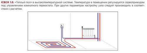 Теплый пол от центрального отопления. Тёплый пол(водяной) и центральное отопление.