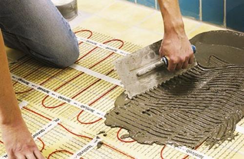 Монтаж теплого пола электрического. Способы монтажа