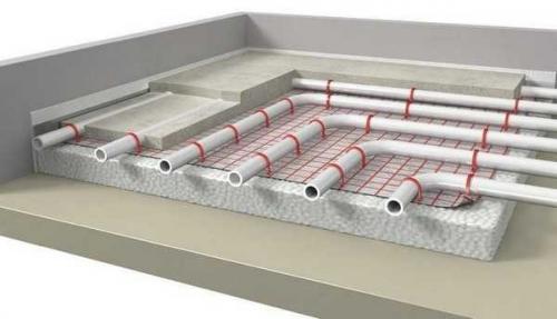 Укладка теплого пола под плитку своими руками. Устройство теплого водяного пола