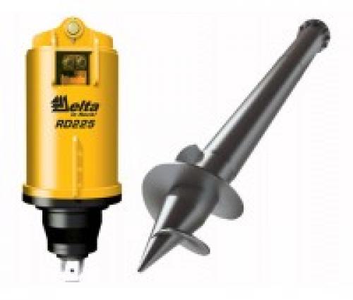 Гидровращатель для винтовых свай. Гидробур для винтовых свай