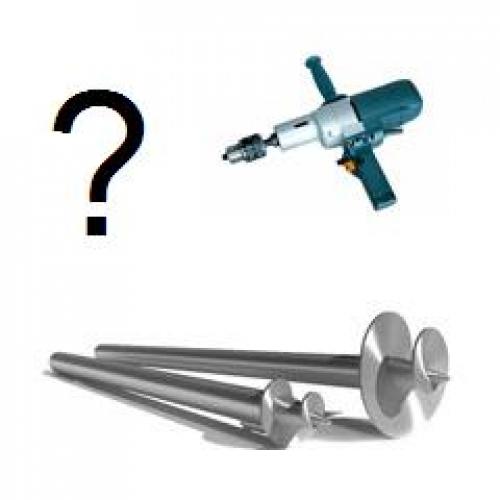 Винтовые сваи крутим дрелью через мясорубку.. Особенности применения «мясорубки» для ввинчивания опор 03