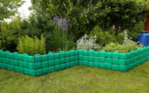 Высокие грядки из пластика. Виды пластмассовых грядок