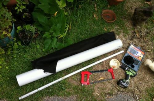 Вертикальная грядка из трубы. Грядки в трубах