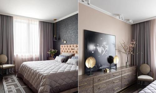 Модные обои в спальню 2021. Как скомбинировать обои в спальне?