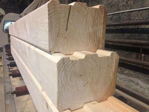 Отличие профилированного бруса от клееного. Клееный брус с профилем 04