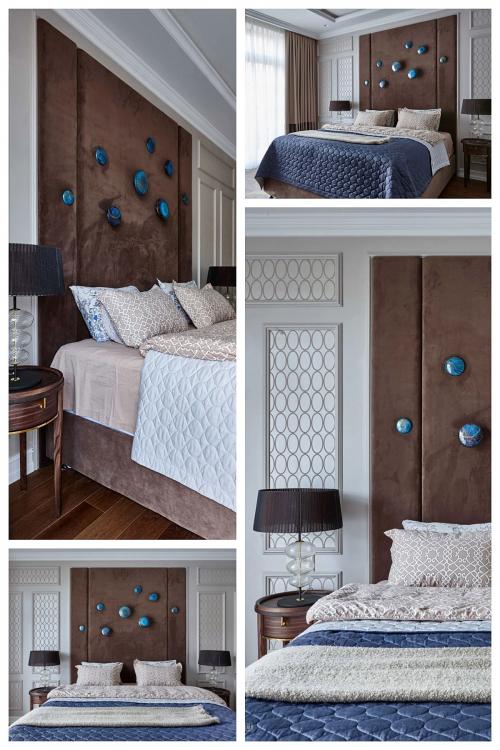 Модные обои для спальни. Как скомбинировать обои в спальне? 07