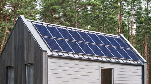 Каркасный дом из сэндвич панелей. 