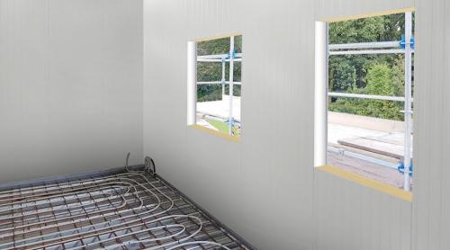 Каркасный дом из сэндвич панелей. 