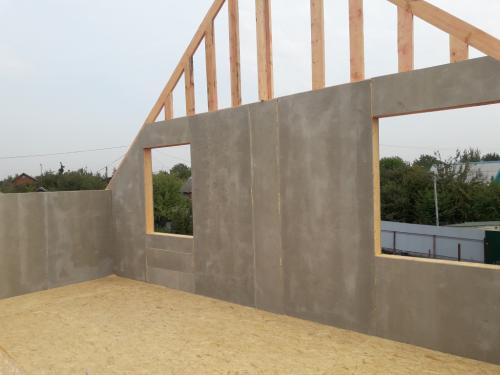 Фасад из ЦСП под фахверк. Преимущества и недостатки фасадов из ЦСП 11