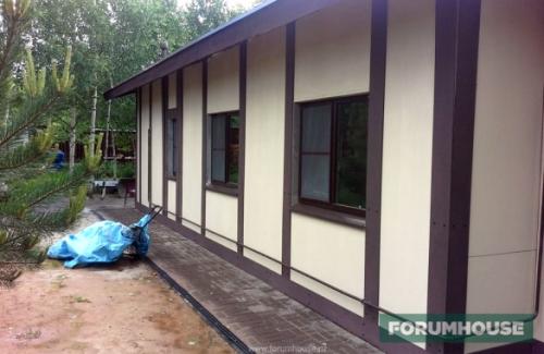 Наружная отделка каркасного дома цсп плитами. Что такое фасад из ЦСП? 03