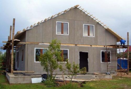 Наружная отделка каркасного дома цсп плитами. Что такое фасад из ЦСП? 06