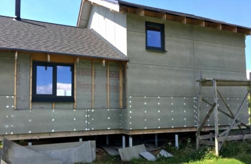 Наружная отделка каркасного дома цсп плитами. Что такое фасад из ЦСП? 02