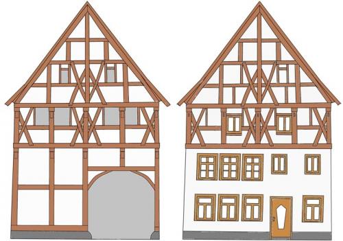 Фасад дома в немецком стиле своими руками. Немецкий фасад дома в стиле фахверк своими руками