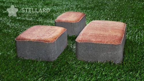 Варианты укладки тротуарной плитки двух цветов. Схемы укладки тротуарной плитки Старый город