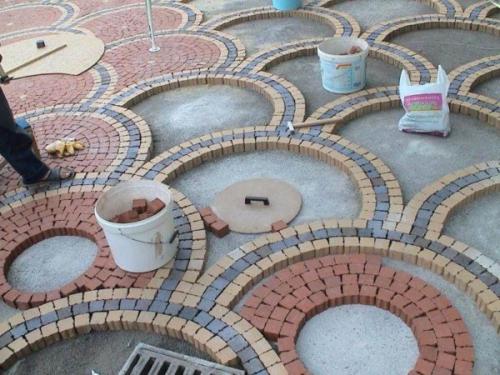 Раскладка тротуарной плитки программа. Методика выбора схемы раскладки ФЭМ