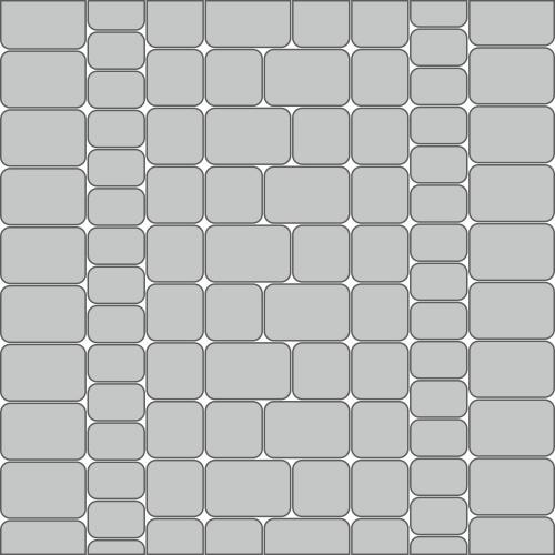 Варианты укладки тротуарной плитки двух цветов. Схемы укладки тротуарной плитки Старый город