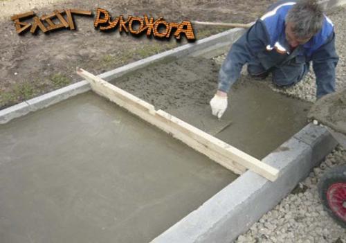 Укладка тротуарной плитки на бетонное основание без бордюра. Укладка брусчатки на бетон