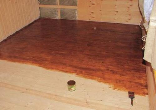 Пол из фанеры покрытый лаком. Выбор состава и рекомендации