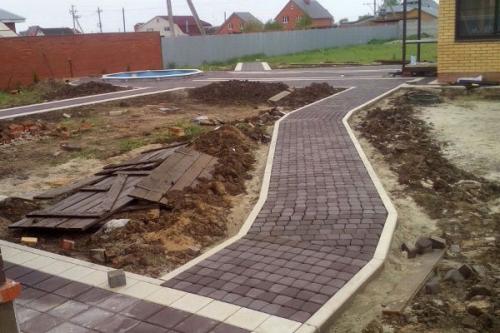 Какой нужен песок для укладки тротуарной плитки. Какой песок нужен для укладки тротуарной брусчатки 04