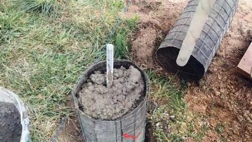 Фундамент на сваях своими руками. Процесс заливки свай