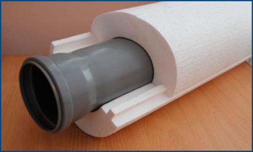 Утеплить канализационную трубу снаружи. Утеплитель для труб канализации