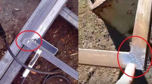 Ворота из профнастила в рамке своими руками. Конструкция створок