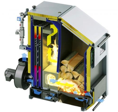 Дровяной котел своими руками. Как увеличивается длительность горения твердого топлива 21