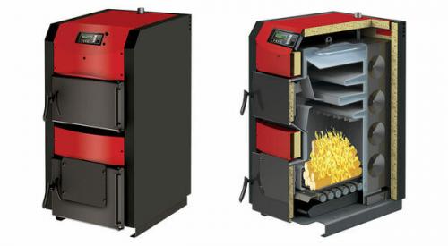 Дровяной котел для водяного отопления. 