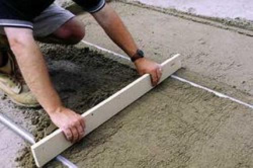 Уклон тротуарной плитки от дома. Подготовительные работы