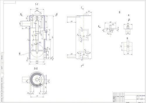 Твердотопливные котлы своими руками по схемам. Чертеж простого котла длительного горения 07