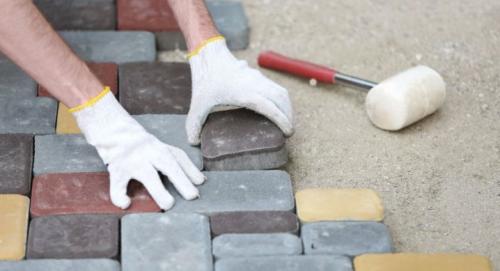 Как уложить тротуарную плитку на бетон. Укладка тротуарной плитки на бетонное основание