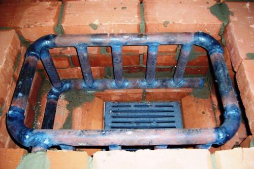 Котел в кирпичную печь для загородного дома своими руками. Сооружение теплообменника 09