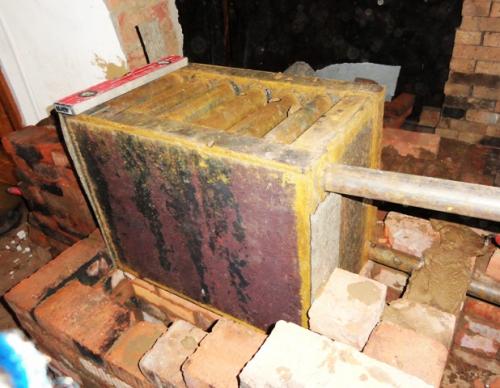 Котел в кирпичную печь для загородного дома своими руками. Сооружение теплообменника 06