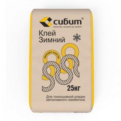 Расход клея сибит. Клей для тонкошовной кладки автоклавного газобетона (зимний)