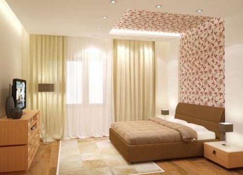 Комбинация обоев в спальне. Каково предназначение комбинации обоев