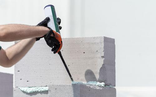 Пена для газобетона. Клей-пена для газобетона: используем правильно