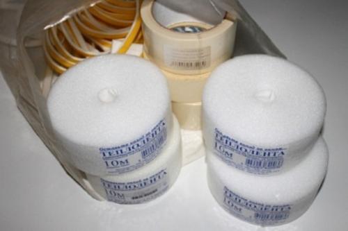 Скотч для заклейки окон на зиму. Использование ленты для утепления окон 03 Скотч для заклейки окон на зиму. Использование ленты для утепления окон 03