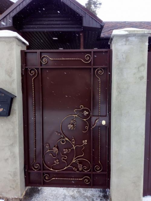 Калитка своими руками. Изделие из профнастила