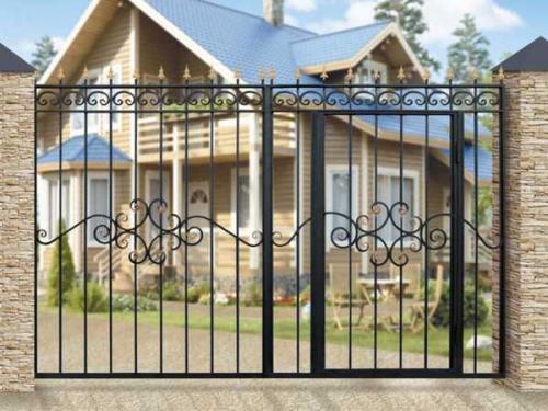 Калитка из профнастила своими руками это не трудно. Установка опорных столбов 16